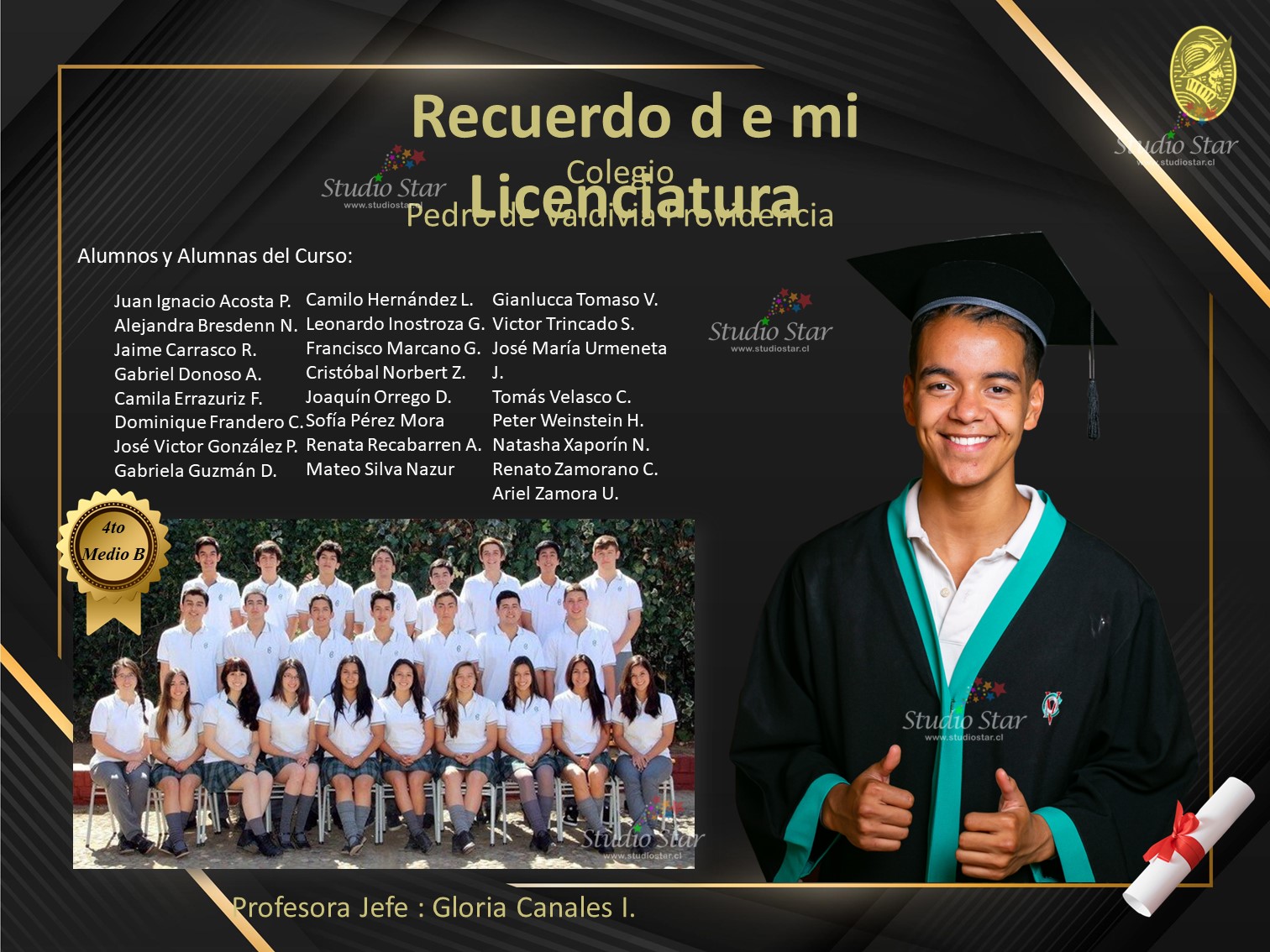 Anuarios y Collage Titulación - StudioStar