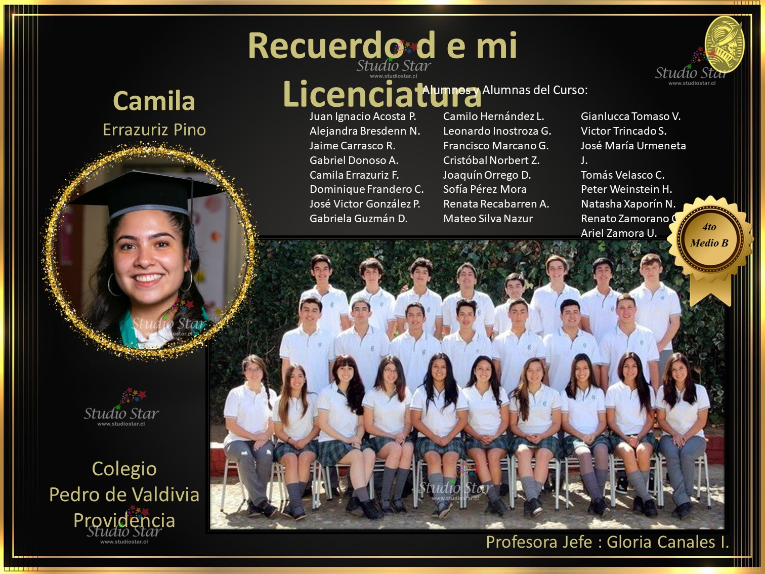 Anuarios y Collage Titulación - StudioStar